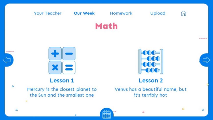 Blue E-Learning PowerPoint Template