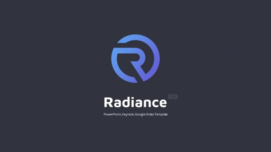 Dark Radiance Business PowerPoint Template