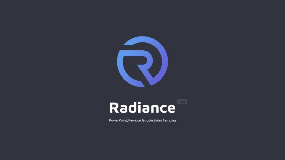 Dark Radiance Business PowerPoint Template
