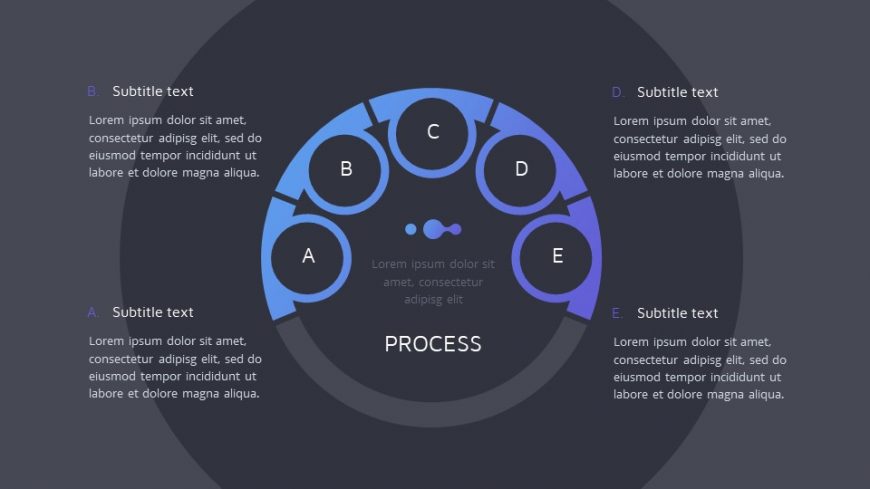 Dark Radiance Business PowerPoint Template