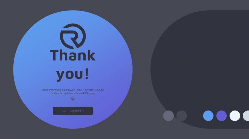 Dark Radiance Business PowerPoint Template