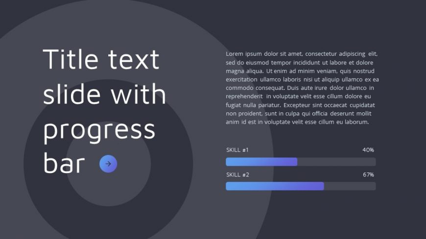 Dark Radiance Business PowerPoint Template