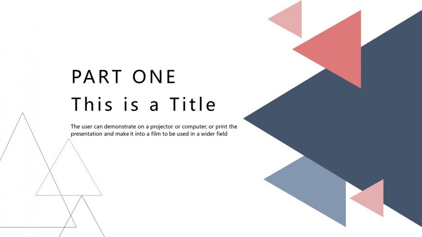 Geometric Business Meeting PowerPoint Template
