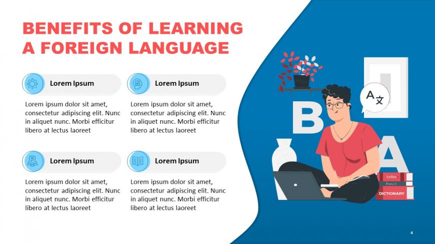 Language Lesson PowerPoint Template
