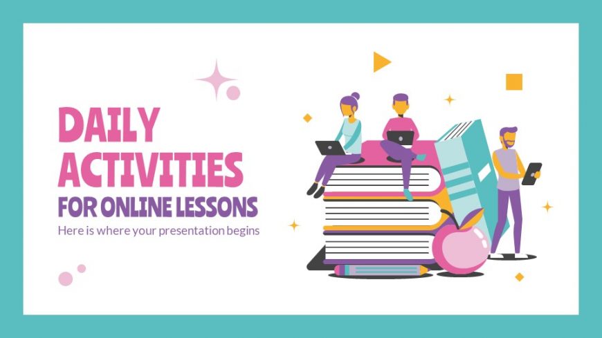 Online Course Daily Activities Template