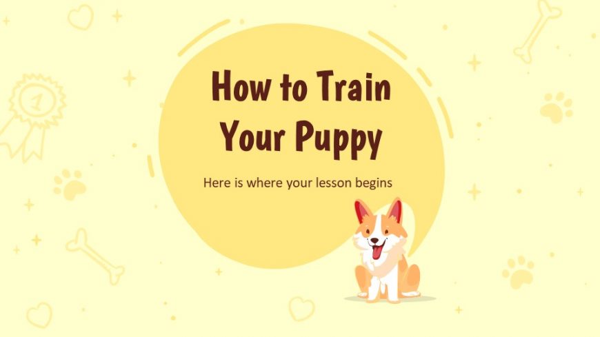 Puppy Training Powerpoint Template