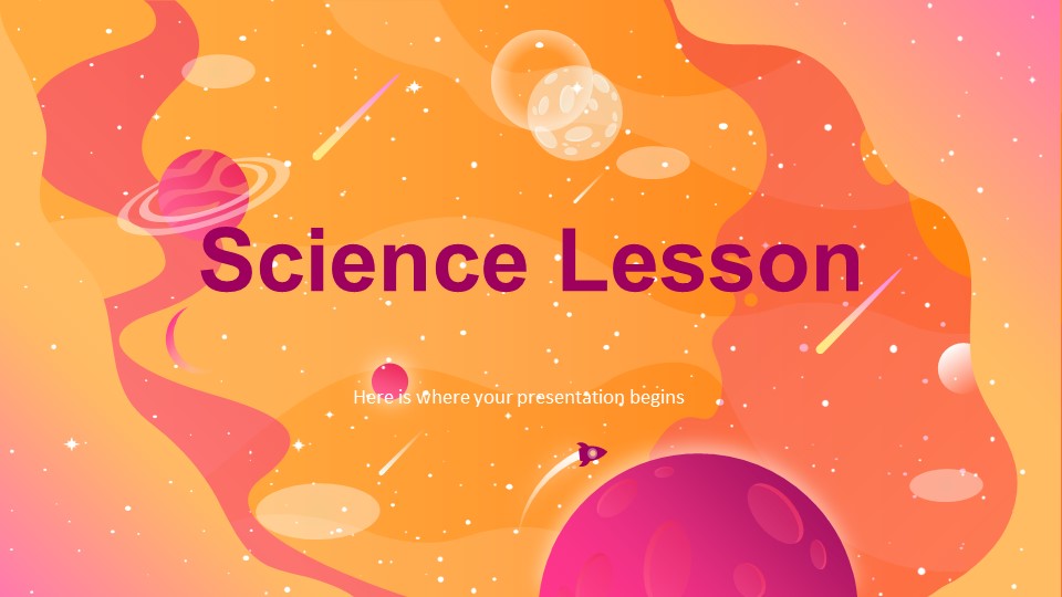 Science Lesson PowerPoint Template