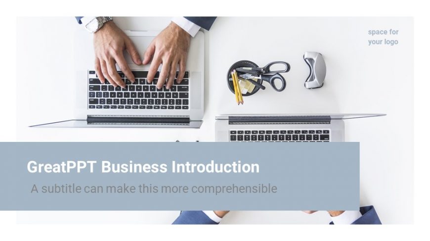 IT Company Introduction PowerPoint Template