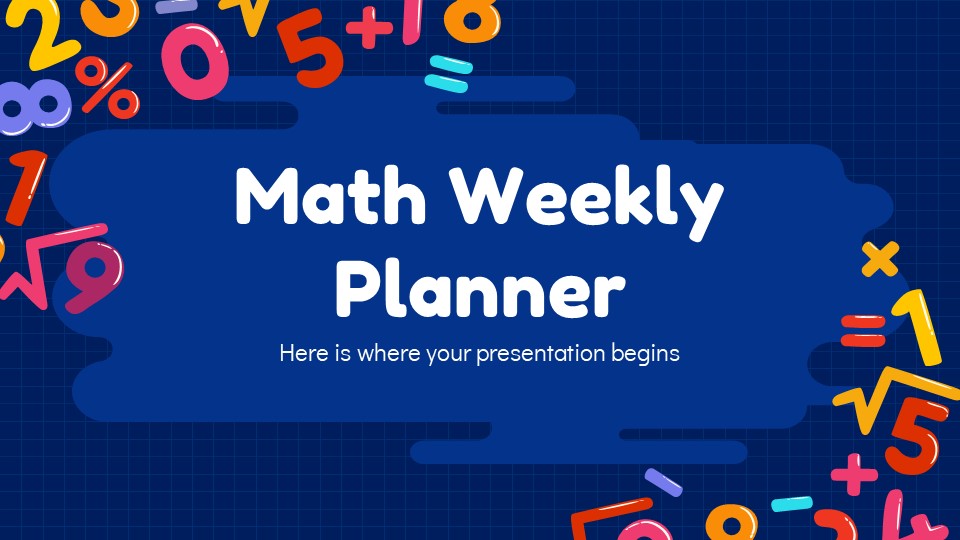 Free Math Powerpoint Templates