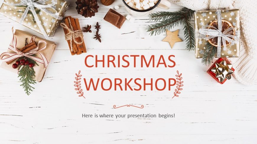 Christmas Workshop PowerPoint Template