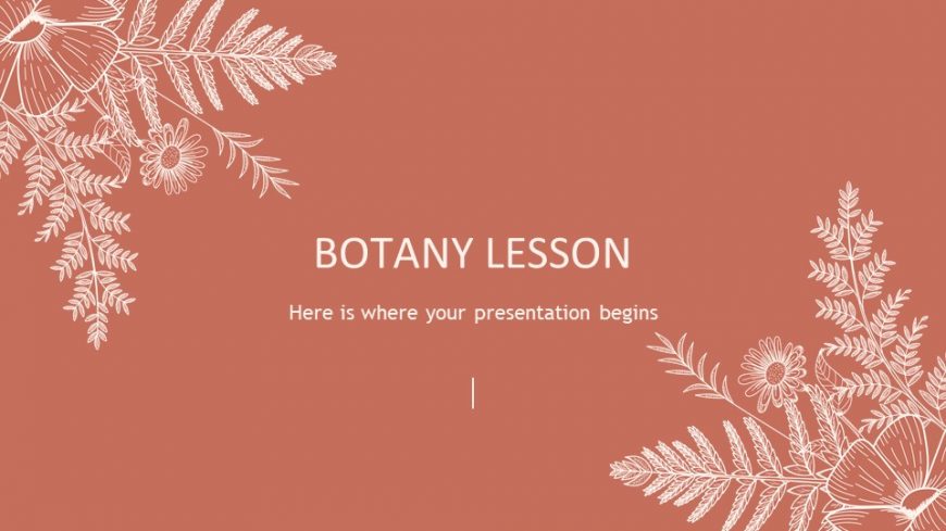Botany Lesson PowerPoint Template