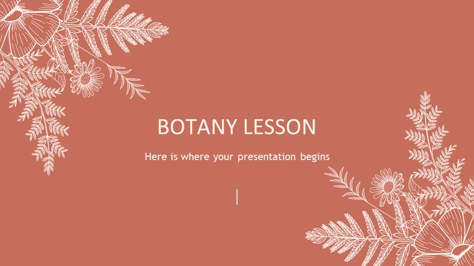 Botany Lesson PowerPoint Template1