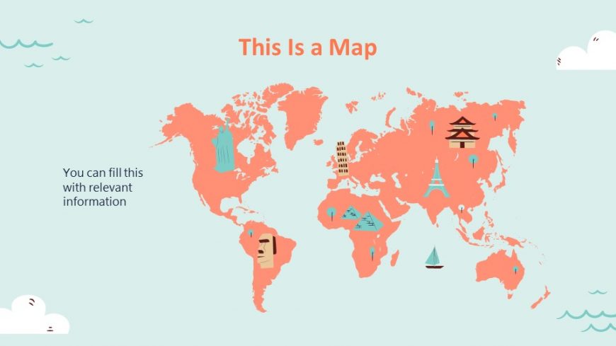 Elementary Geography Lesson PowerPoint Template