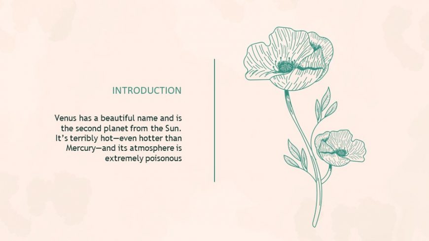 Green Botany Lesson PowerPoint Template