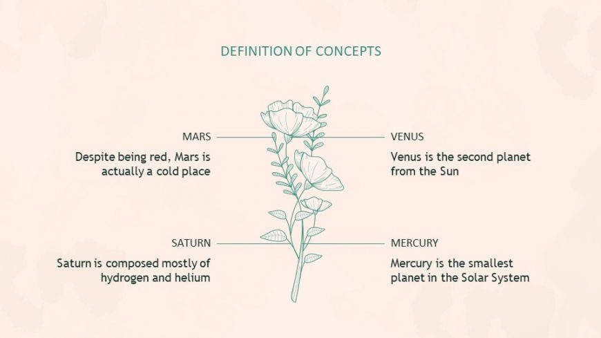 Green Botany Lesson PowerPoint Template