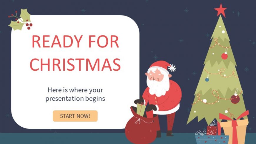 Ready for Christmas PowerPoint Template - GreatPPT