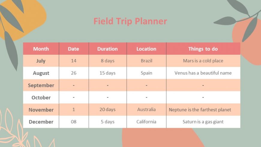 Trity Lesson Plan PowerPoint Template