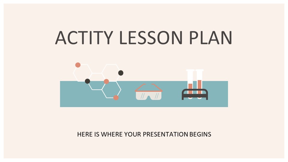 Actity Lesson Plan PowerPoint Template