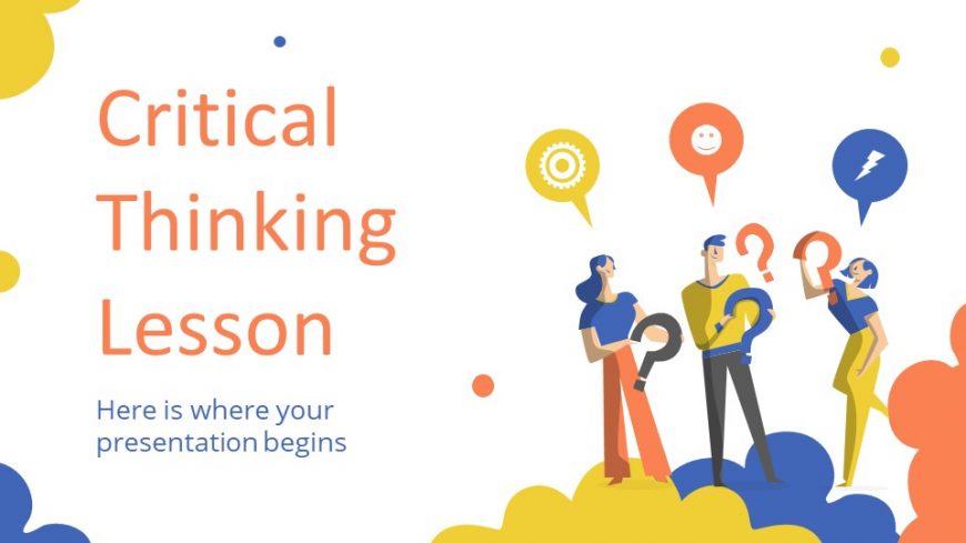 Critical Thinking Lesson PowerPoint Template