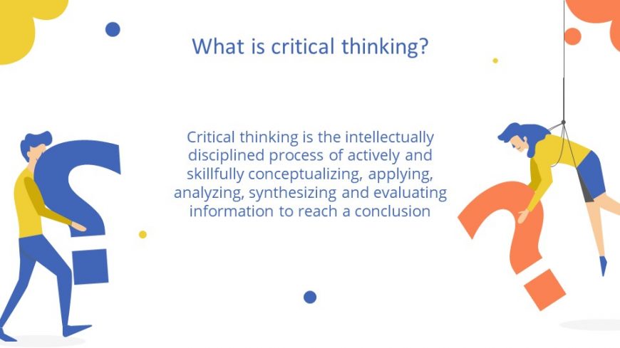 Critical Thinking Lesson PowerPoint Template