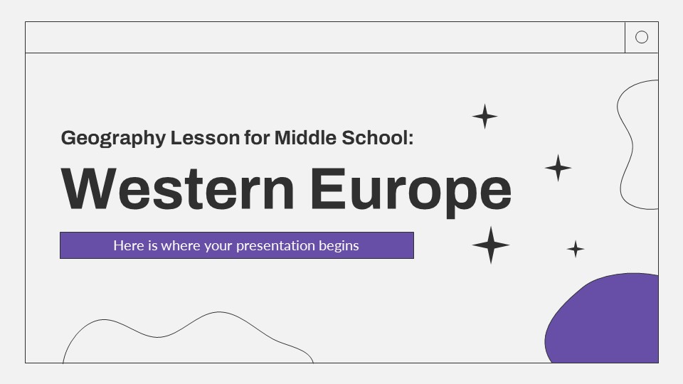 Geography Lesson for Middle School: Western Europe