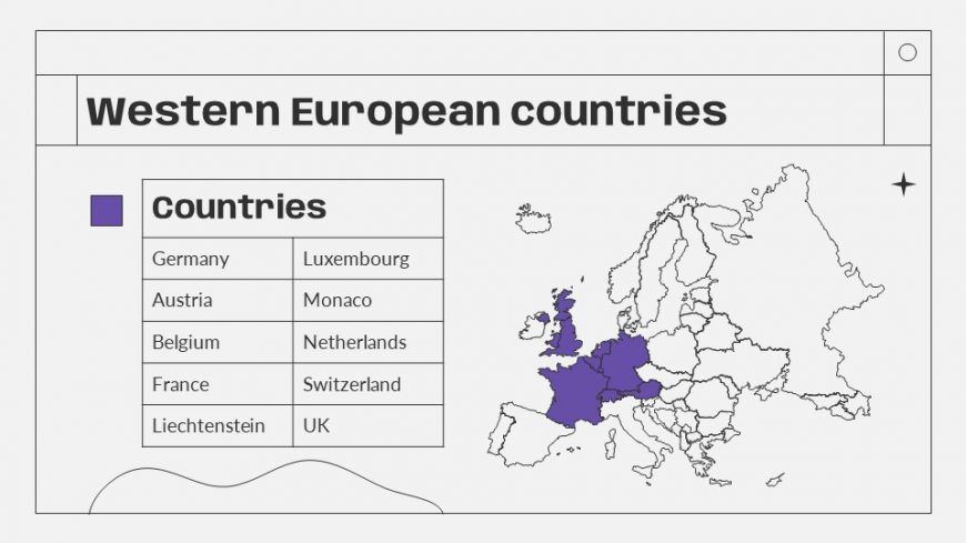 Geography Lesson for Middle School: Western Europe