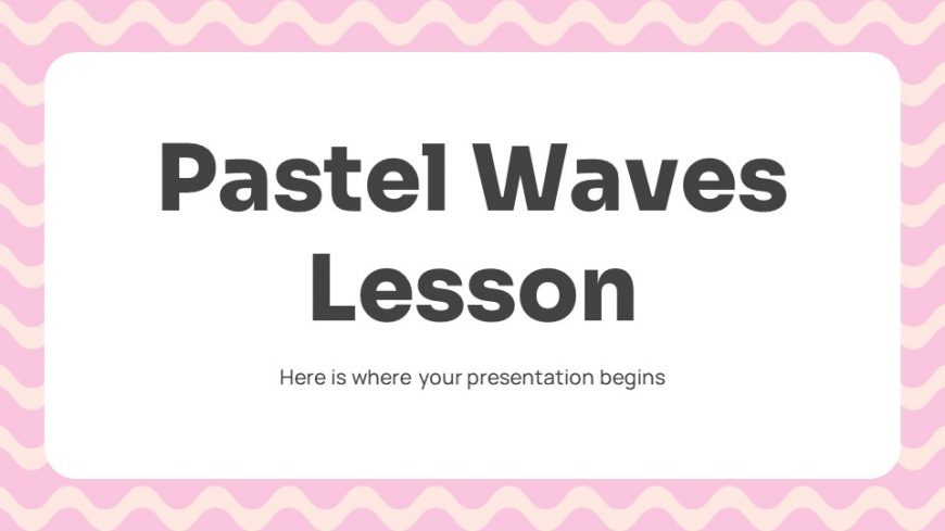 Pastel Waves Lesson