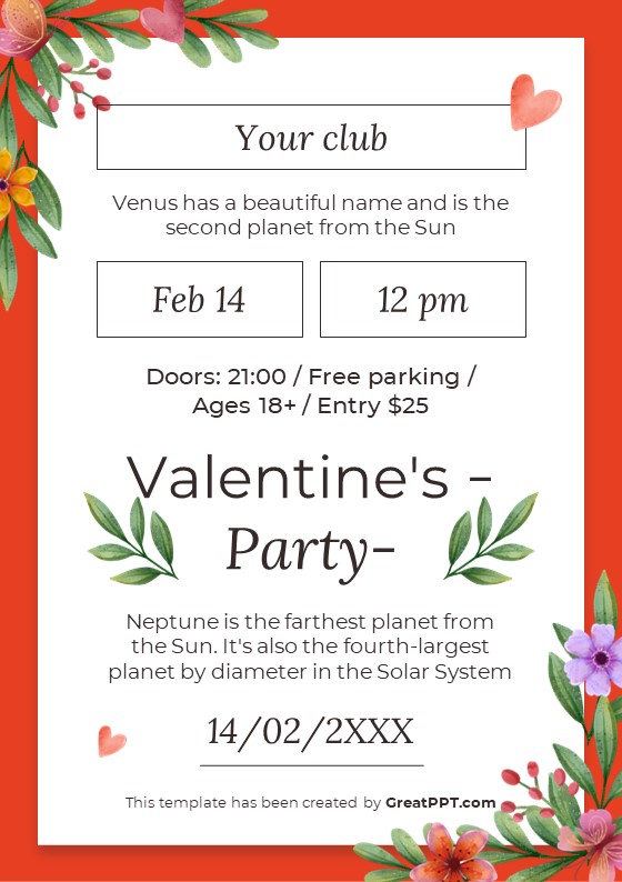 Valentine's Party Invitations