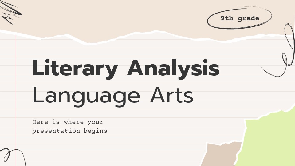 Literary Analysis – Language Arts – 9th Grade