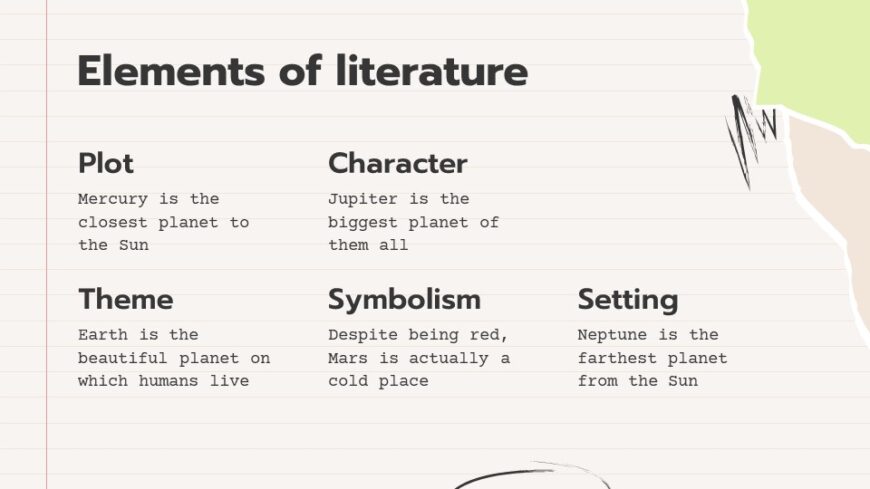Literary Analysis - Language Arts - 9th Grade