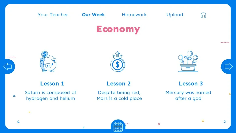 Blue E-Learning PowerPoint Template21