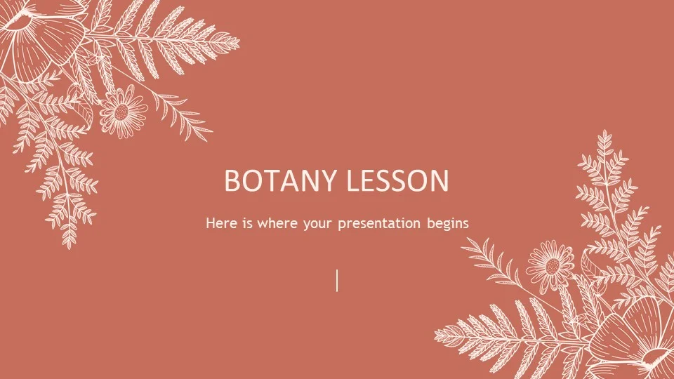 Botany Lesson PowerPoint Template1