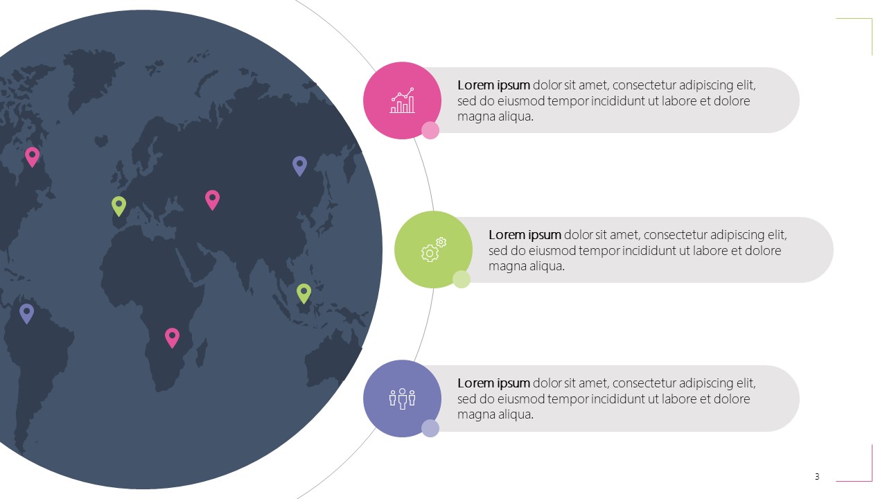 Colorful World Map Template3