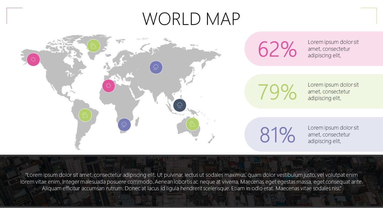 Colorful World Map Template7