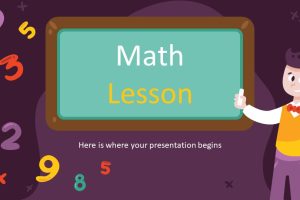 Creative Math Lesson PowerPoint Template