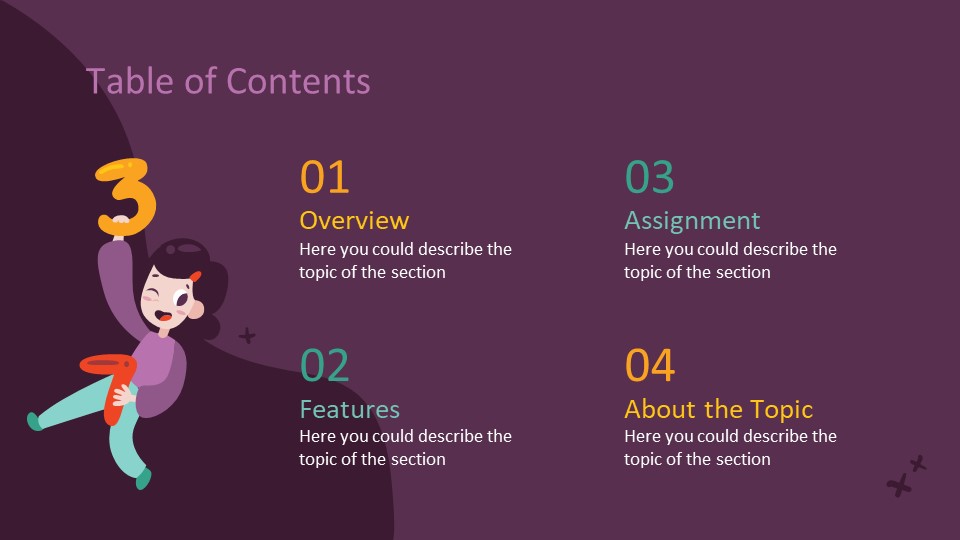 Creative Math Lesson PowerPoint Template2