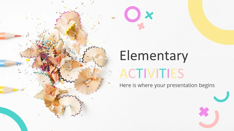 Elementary Activities PowerPoint Template1