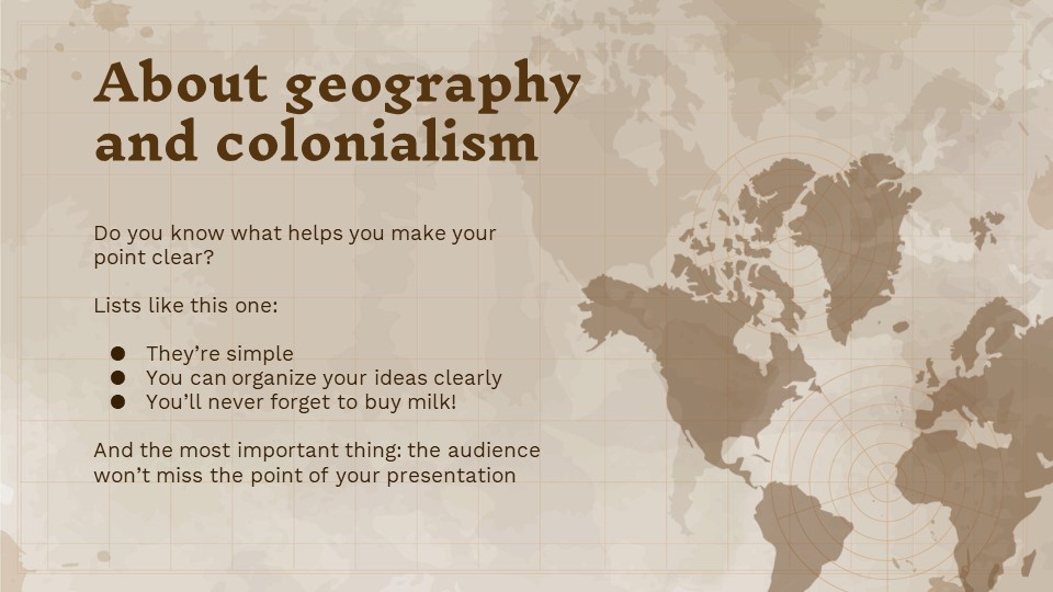 Geography and Colonialism7