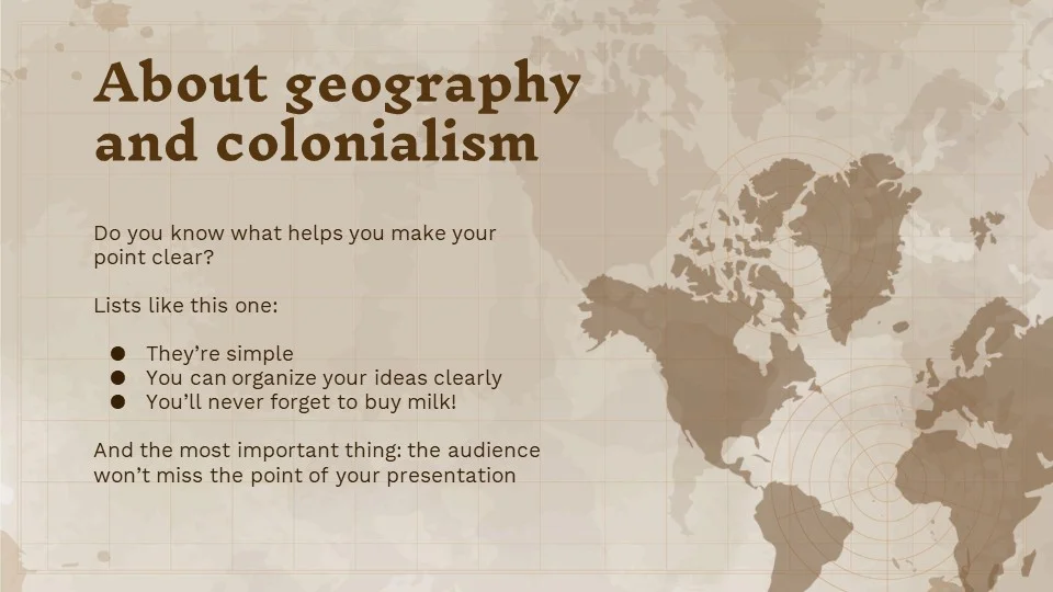 Geography and Colonialism7
