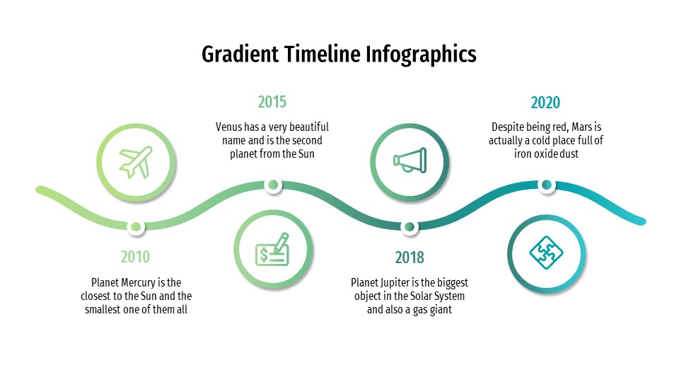 Gradient Timeline Infographics2