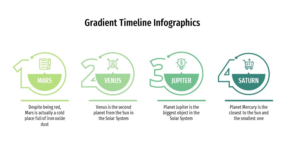 Gradient Timeline Infographics3
