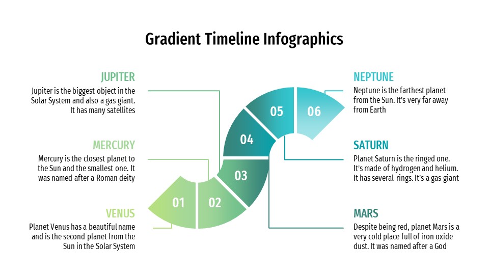Gradient Timeline Infographics5