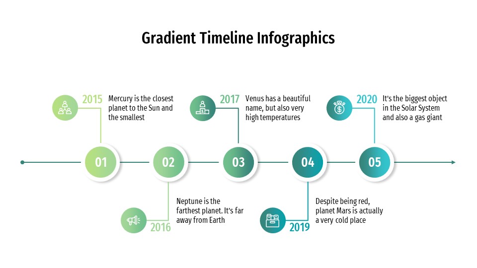 Gradient Timeline Infographics8
