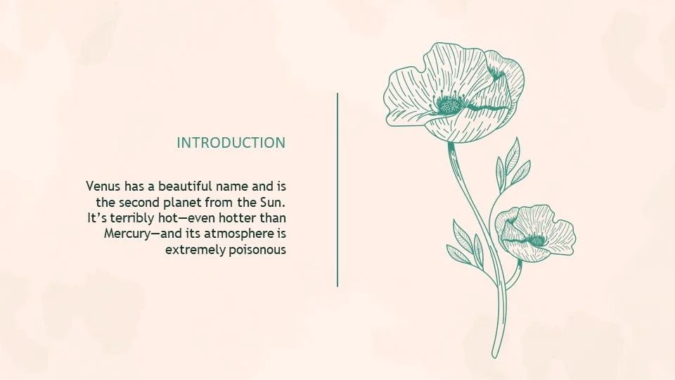 Green Botany Lesson PowerPoint Template4