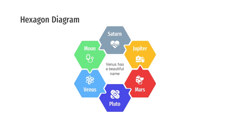 Hexagon Diagram Template2