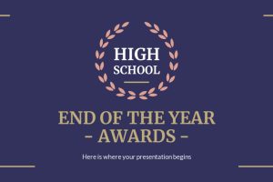 High School End Of Year Awards