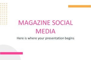 Magazine Social Media PowerPoint Template