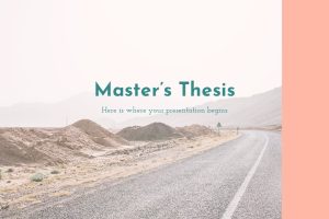 Master’s Thesis Pink PowerPoint Template