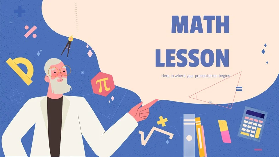 Math Lesson Powerpoint Template1