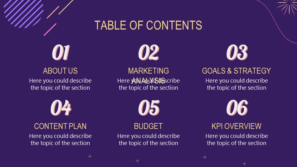 New Year's Eve Marketing Plan PowerPoint Template2